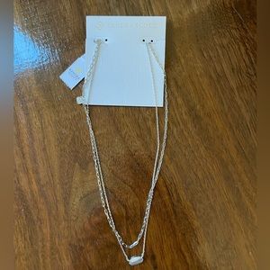 Kendra Scott Brooke Multi Strand Necklace in Silver